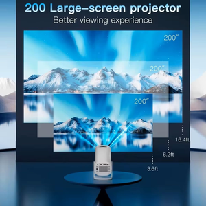 Proyector de Juegos 3D 2 en 1 F300 con Control Remoto, Cine en Casa, Mini Proyector Portátil 4k para Exteriores - Product Image 4