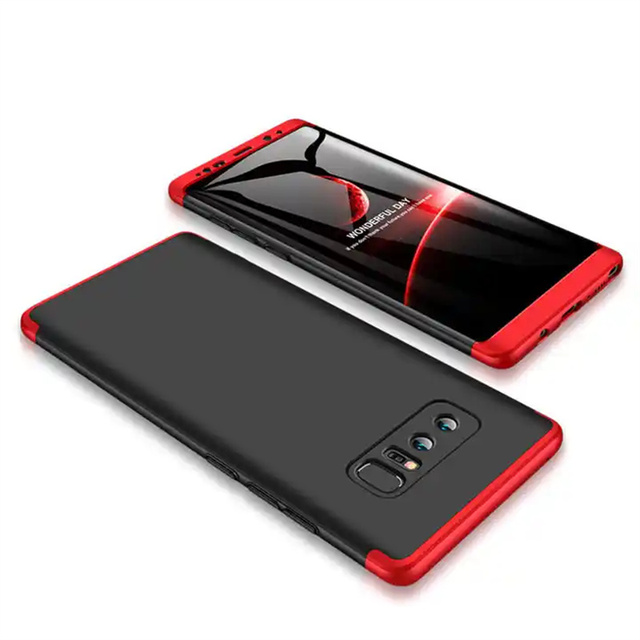 360 Full Protection Hard PC 3 in 1 Mobile Phone Case for Samsung Note 8 9 10 Plus Lite Phone Case Note 20 Ultra Back Cover