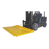 Rampe de quai industrielle en acier robuste BTB pour conteneurs maritimes, capacité de charge 6,5T, pour chariots élévateurs, dimensions de table 1730x2200mm