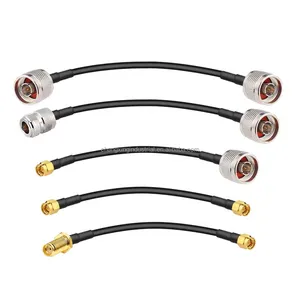 SMA TO N Connector Coaxial Cable N-N SVY50-3 Pure Copper RG58 RF Connection Cable AP Jumper Antenna Adapter Cable