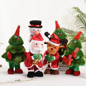 Giocattoli Natalizi in Peluche Elettrici che Cantano e Ballano: Albero di Natale, Babbo Natale e Renna - Product Image 2