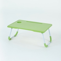 Table d'ordinateur pliante paresseuse avec tiroir et porte-gobelet Portable multifonction ordinateur portable bureau plateau de lit pour chambre