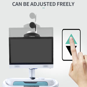 Sonka - Máquina de glicometro e tele-saúde, dispositivo médico com vídeo HD, carrinho médico de plástico com 2 gavetas, carrinho de plástico para telemedicina, coreano, T100 - Product Image 6