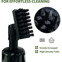 Brosse de nettoyage de clubs de golf rétractable écologique avec crochet d'escalade et poils en nylon pour le nettoyage des rainures de golf - Marque Klear
