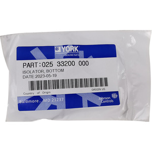 Isolateur de base York 025 33200 000 en caoutchouc, pièce pour climatisation commerciale - Product Image 1