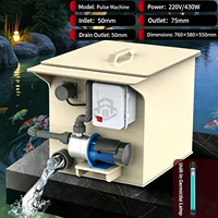 Pompa Pulsa Filter Drum Rotary Industri 100m3/jam untuk Air Limbah Pengolahan Air Akuakultur Besar 300m3 Filter Drum 200 M3/jam