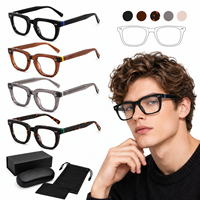 Lunettes optiques carrées en acétate 2026 – Vente en gros, personnalisables, verres de prescription, lunettes de mode OEM ODM