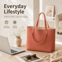 Bolso Tote Tejido Verde Oliva con Logotipo Personalizado, Gran Capacidad, Ecológico, Suave, Reutilizable, para Compras, Viajes y Publicidad