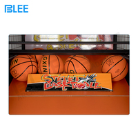 Machine de basket-ball de jeu interactif de compétition à pièces d'intérieur pour adultes Machines de jeux de basket-ball d'arcade électronique