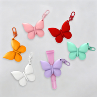 Support de Rouge à Lèvres et Brillant à Lèvres en Silicone – Étui Portable pour Baume à Lèvres et Brillant à Lèvres – Porte-clés, Pendentif de Sac, Accessoire de Mode