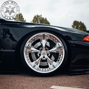 Jantes de Voiture à Cinq Branches Chromées 'Deep Dish' de 15 16 17 18 19 20 21 22 Pouces, Jantes de Course, Roues Forgées Sur Mesure en 2 Pièces pour <span class=keywords><strong>BMW</strong></span> Z3 G80 - Product Image 2