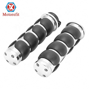 RTS xe máy tay <span class=keywords><strong>grips</strong></span> 1 "mạ crôm không trượt tay <span class=keywords><strong>Grips</strong></span> phù hợp cho Suzuki <span class=keywords><strong>YAMAHA</strong></span> Kawasaki (1 inch) - Product Image 2