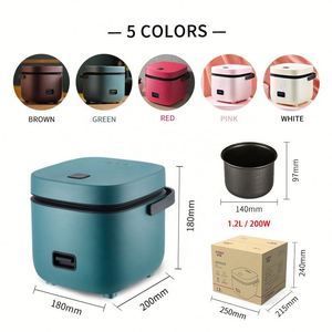JWS-6661B Vente directe usine – Cuiseur à riz électrique portable carré en plastique mécanique de 1,2 L, le plus vendu pour la maison - Product Image 5