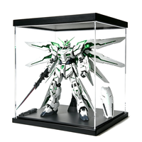 Housse anti-poussière en acrylique pour kit de modèle Gundam PG Gunpla 1/60, boîtier de protection anti-UV, vente en gros en vrac OEM