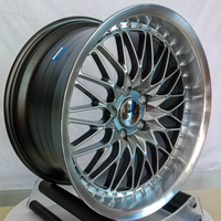 Jantes de course en alliage d'aluminium de haute qualité de 18 pouces (18*9.5) PCD 5*114.3 CB 73.1, fabriquées par flow forming, pour voitures particulières, chromées, 5 trous