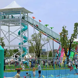 Customizable Kids Unpowered Theme Park Outdoor Playground Non Electric Amusement Equipment