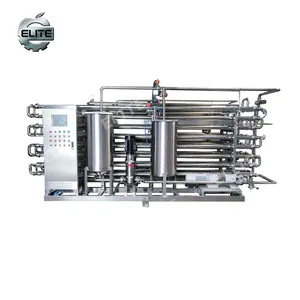 Equipamento de esterilização tubular sus304 de qualidade alimentar máquina esterilizadora de leite com tubo uht