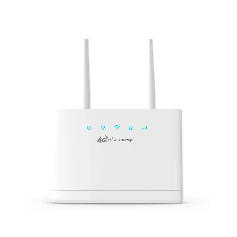 Router nirkabel WiFi dengan Slot kartu SIM, Router Hotspot ponsel 300Mbps 3G 4G LTE CPE