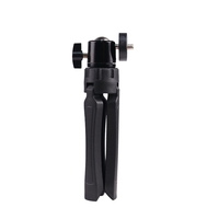KALIOU X038 Mini trépied extensible en aluminium étanche antichoc avec anneau lumineux pour caméra vidéo et projecteur LED HD DLP intelligent