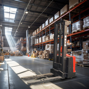 الأفضل مبيعًا في في في في في في الولايات المتحدة ، تعمل ببطارية Walkie Pallet بسعة 1500kg-2Ton تصل إلى 3M-M كهربائية بالكامل - Product Image 3