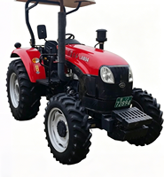 Tractor Agrícola y de Jardín Dongfanghong 804 Usado, 4x4, 80HP, Motor Diésel de 4 Cilindros, Color Rojo Oriental