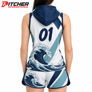 Maillot de flag football personnalisé pour femme, séchage rapide, tenue d'équipe pour acheteurs américains, faible MOQ - Product Image 6
