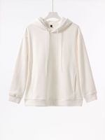 Fabricants de vêtements personnalisé printemps et automne mode ample décontracté 380 grammes à capuche à manches longues pull sweat haut