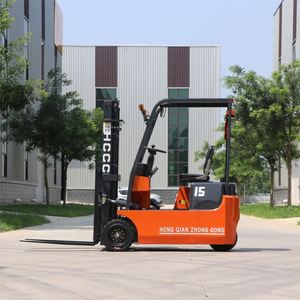 Manufacturer Narrow Forklift Mini Electric Forklift 1.0 Ton 1.5 Ton Three Wheel Forklift with <b>Small</b> Turning Radius - Product Image 4