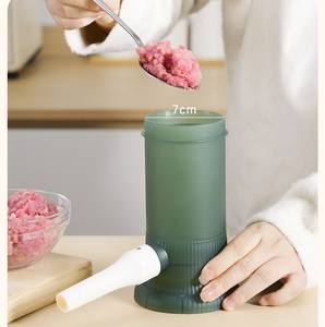 <span class=keywords><strong>Appareil</strong></span> d'irrigation <span class=keywords><strong>manuel</strong></span> pour la maison, outil de remplissage de saucisses à poussée manuelle avec 4 tubes, machine à saucisses manuelle pour saucisses conservées - Product Image 2