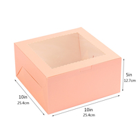 Boîte à gâteau personnalisée en carton alimentaire pour boulangerie, fête d'anniversaire, emballage de desserts, impression en gros