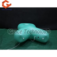Ballon gonflable personnalisé pour le cancer du sein avec lumières LED Ballon gonflable en ruban pour décorations de sensibilisation