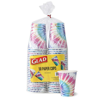 Sacs jetables en PEHD transparents, durables et élégants, de qualité alimentaire, imprimés flexo, avec poignées longues, pour gobelets de supermarché et boissons