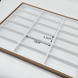 Chất lượng cao sang trọng đa-khe cắm kính hiển thị lưu trữ Khay hộp - Product Image 5