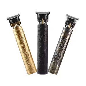 高品質ビンテージT9ヘアクリッパープロ用ヘアカット機トリマー電気クリッパー理髪師コードレスセットクリッパー - Product Image 2