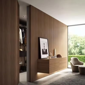 Revestimiento de Pared Decorativo Interior 3D, Paneles Acordonados con Aspecto de Madera, WPC, Revestimiento de Pared Duradero - Product Image 5