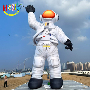 Décorations géantes gonflables d'astronautes, modèle de personnage de dessin animé gonflable blanc portable - Product Image 1