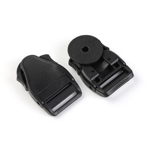 Hebilla de Plástico J1201 de 25 mm, Cierre a Presión Negro para Accesorios de Correas de Mochila - Product Image 1