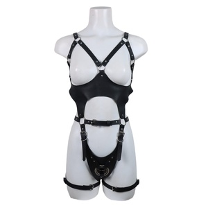 Girlspower SM 속박 가죽 하네스 여성용 성인용 가죽 의류 에로틱 플레이 심천 성인 제품 - Product Image 4