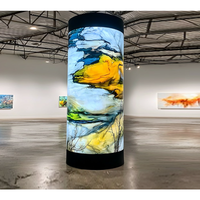 Module incurvé d'affichage publicitaire LED flexible polychrome personnalisé Panneaux d'écran mural vidéo LED