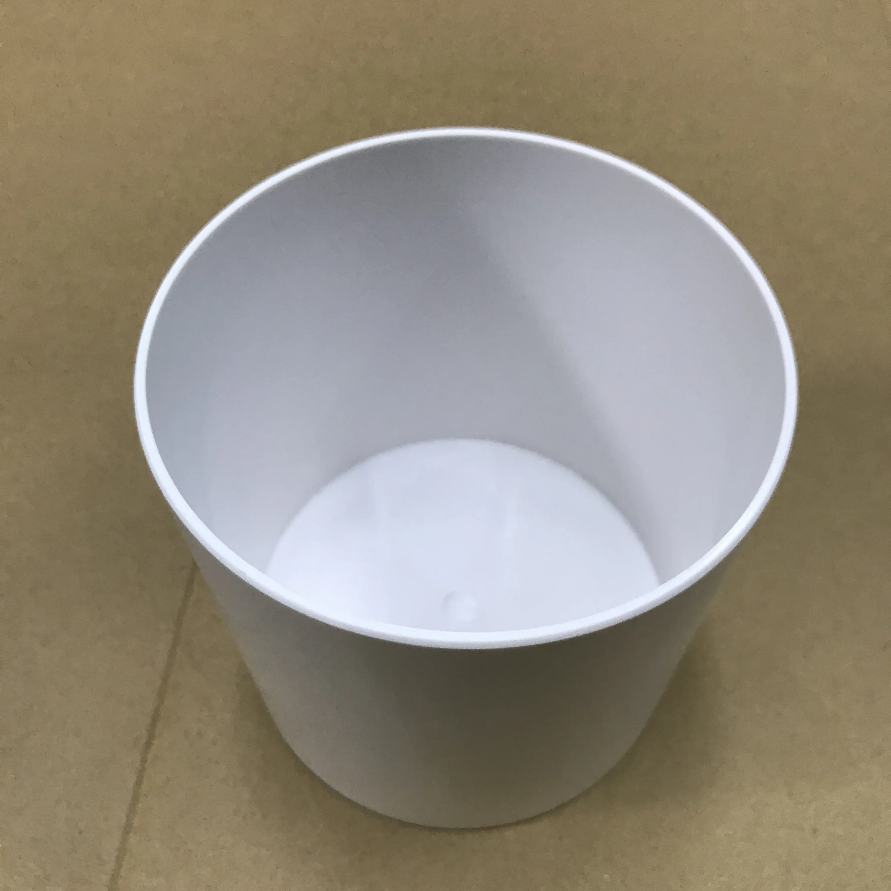 Plastic Pots 12.5cm Melamine Flower Pots Straight Imitated Ceramic Pot