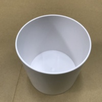 Pots en plastique 12,5 cm, pots à fleurs en mélamine, pots imitation céramique droits