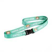 CH Wholesale Sublimation Printing Polyester Lanyards With Logo Custom Certification Keychain OEM ODM ECO Promotion Event Gifts