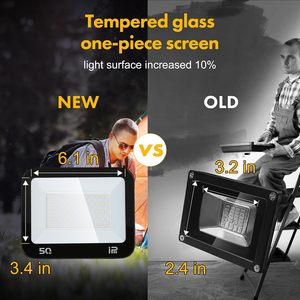 50W 5000LM <b>LED</b> Work Light6000K IP66 Waterproof Flood <b>Light</b> Portable <b>Led</b> <b>Lights</b> for Outdoor <b>Workshop</b> Garage Construction WD-923 5 - Product Image 5