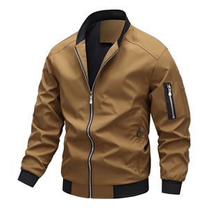 Chaqueta Deportiva Casual con Cuello Alto <span class=keywords><strong>para</strong></span> <span class=keywords><strong>Hombre</strong></span>, Marca YZ, Ideal <span class=keywords><strong>para</strong></span> Usar al Aire Libre en Otoño - Product Image 4