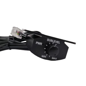 Bouton de basse stéréo de voiture Installation facile Réglage des volumes du tableau de bord Ensemble de boutons de télécommande pour le contrôle de l'amplificateur et du subwoofer - Product Image 2