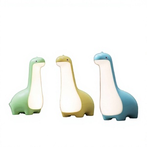 Moderne Dimmbare LED Farbwechselnde Wiederaufladbare Touch-Control Nachtlampe 60 Kleine Flügel-Dino-Lampe Warmweiß 50000 Stunden - Product Image 4