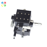 C&K Export Korean Manual Stage 60mm 5 Axis XYZTR Aluminum Linear Stage Optical Instrument for Micro Movement Correction 1 Year