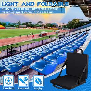 <span class=keywords><strong>Coussin</strong></span> de tribune extérieur en gros, logo personnalisé, siège rembourré léger, sièges pliants de stade, chaises avec <span class=keywords><strong>dossier</strong></span> - Product Image 2