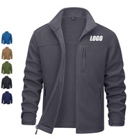 Vente en gros de manteaux et vestes abordables pour hommes avec logo personnalisé blousons bombardiers veste d'hiver polaire personnalisée