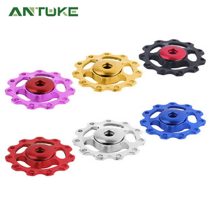 Poulies de dérailleur CNC 11 dents avec roulement en métal anodisé, pièces de dérailleur arrière de vélo, rouge, durables - Product Image 4